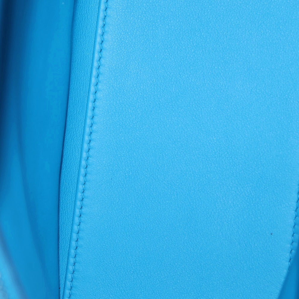 HERMES(エルメス) サックヴァンキャトル 24/24 ミニ エヴァーカラー スイフト レザー 2WAY ハンド ショルダーバッグ シルバー金具 ブルー Z刻印 レディース