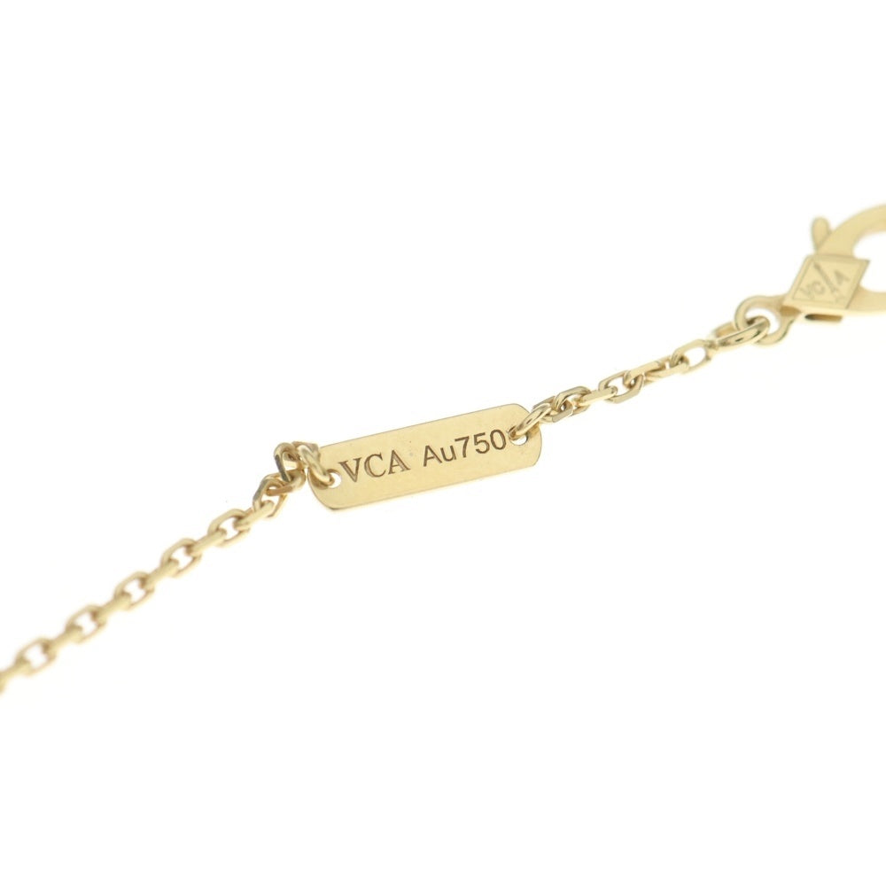 Van Cleef & Arpels(ヴァンクリーフアンドアーペル) ヴィンテージアルハンブラ オニキス ネックレス イエローゴールド Au750YG VCARA45800 ジュエリー レディース