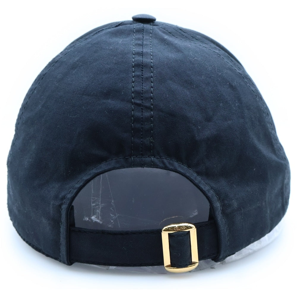 CELINE(セリーヌ) トリオンフロゴベースボールキャップ ブラック 2AUT6969P