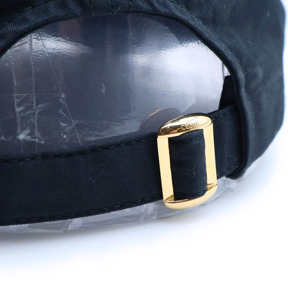 CELINE(セリーヌ) トリオンフロゴベースボールキャップ ブラック 2AUT6969P