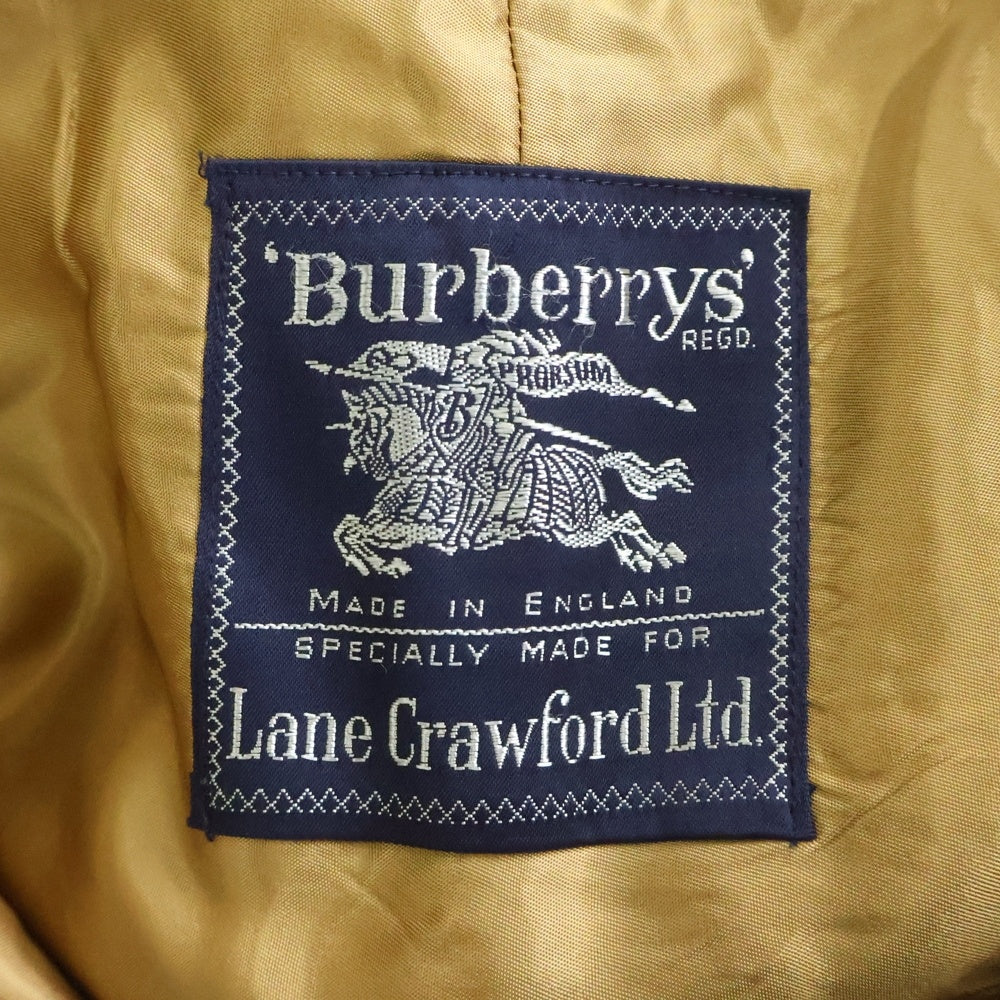 BURBERRY(バーバリー) Lane Crawford レーンクロウフォード別注 ノバチェックライナー ステンカラーコート ベージュ
