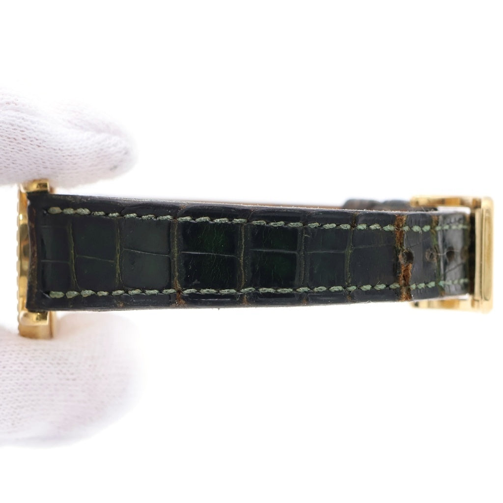HERMES(エルメス) セリエ デイト アイボリー文字盤 SS×レザー/QZ イエローゴールド 〇S刻印 クォーツ 電池式 腕時計