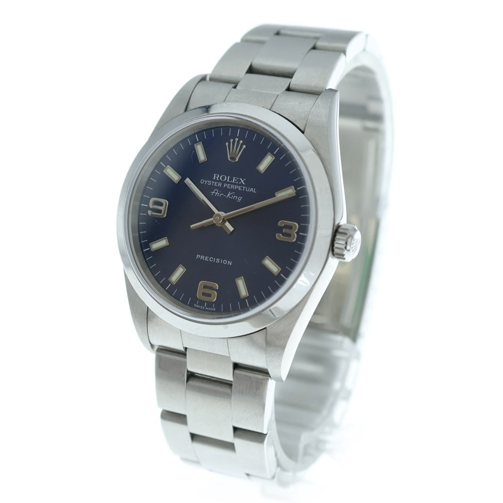 ROLEX(ロレックス) 14000M エアキング 青文字盤 SS/AT ステンレス 自動巻き P番 腕時計