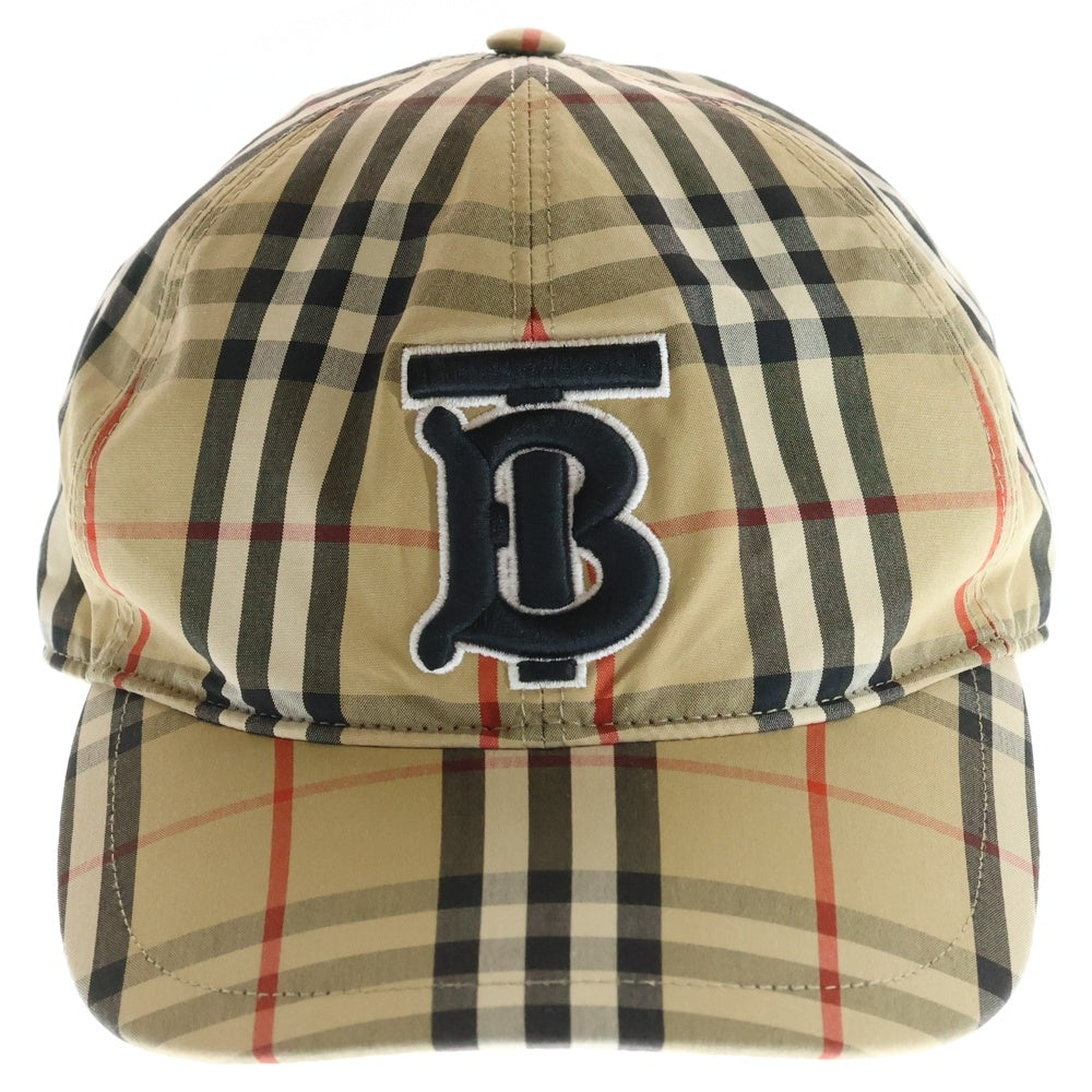 BURBERRY(バーバリー) TBロゴ ノヴァチェック キャップ 帽子 ベージュ 8027502