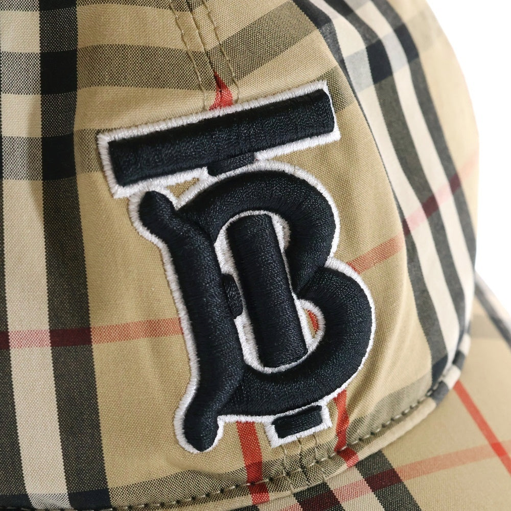 BURBERRY(バーバリー) TBロゴ ノヴァチェック キャップ 帽子 ベージュ 8027502