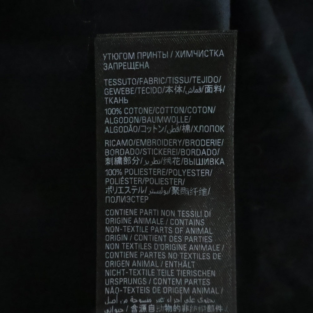 BALENCIAGA(バレンシアガ) バックテープロゴプリント半袖シャツ ブラック 830981 TRM28