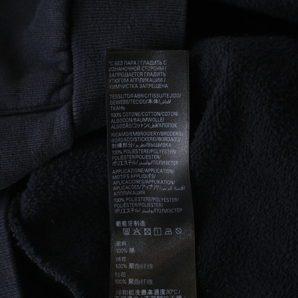 BALENCIAGA(バレンシアガ) エンブレムロゴ ビッグシルエット パーカー ブラック 826162