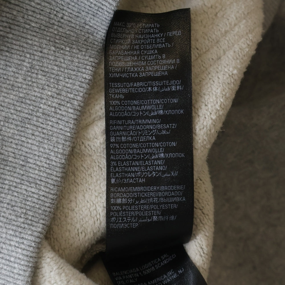 BALENCIAGA(バレンシアガ) 25SS エイリアンジップスウェットパーカー 826162 TSVF4