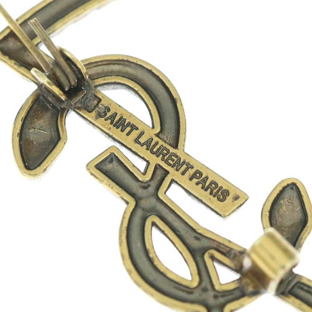 SAINT LAURENT PARIS(サンローランパリ) カサンドラ スネーク ブローチ ゴールド GP レディース