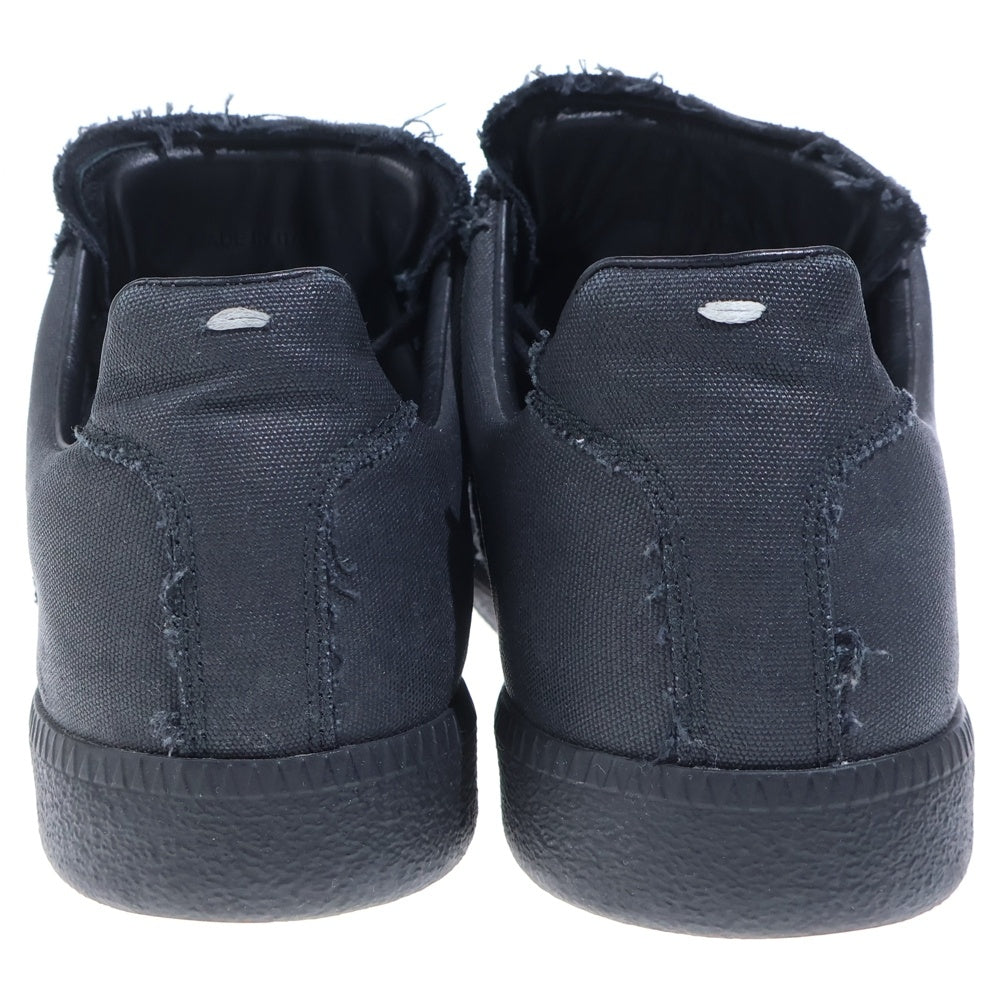 Maison Margiela(メゾンマルジェラ) ジャーマントレーナー ローカットスニーカー ブラック S97WS0056