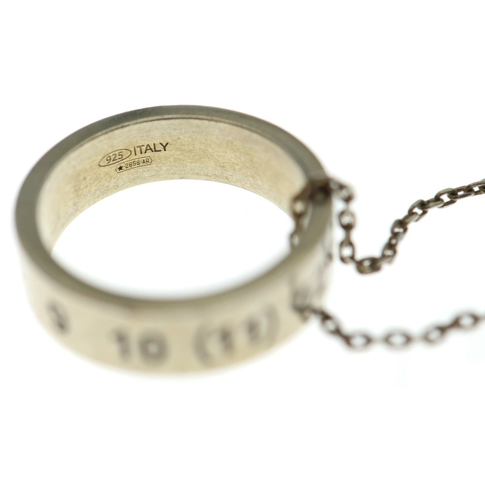 Maison Margiela(メゾンマルジェラ) 11リングネックレス ペンダント チェーン シルバー 925 SM1UU0016 レディース