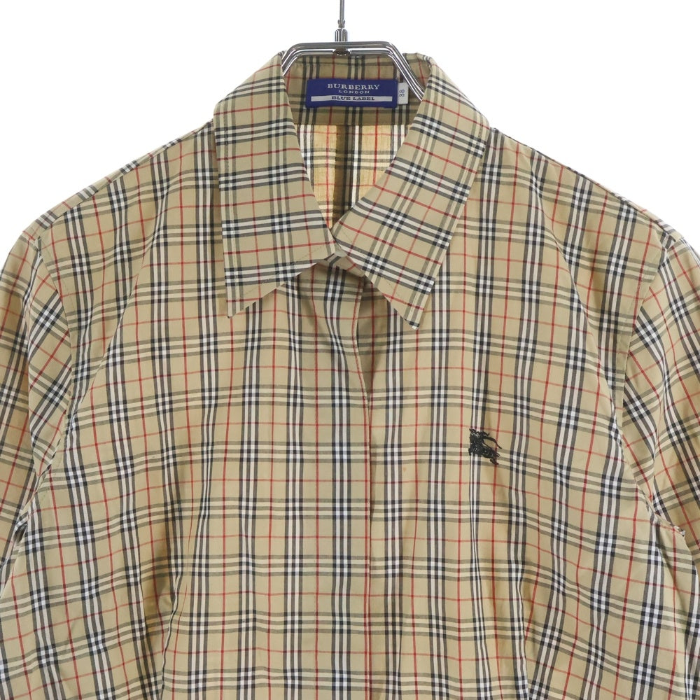 BURBERRY(バーバリー) ノバチェック 長袖シャツ FE526-100 ベージュ