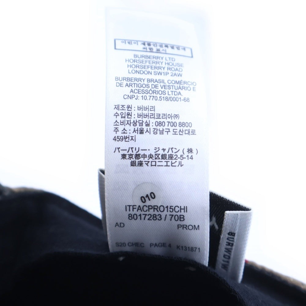 BURBERRY(バーバリー) ノバチェック ベースボールキャップ 8017283 ベージュ レディース