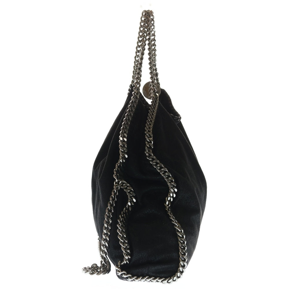 STELLA McCARTNEY(ステラマッカートニー) ファラベラ スモール チェーンショルダーバッグ ハンドバッグ ショルダーバッグ ブラック スエード シルバー金具 レディース