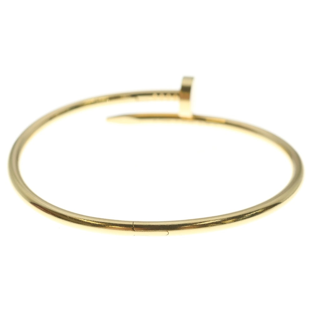 Cartier(カルティエ) ジュストアンクル ブレスレット クラシック バングル Au750 K18 YG イエローゴールド レディース