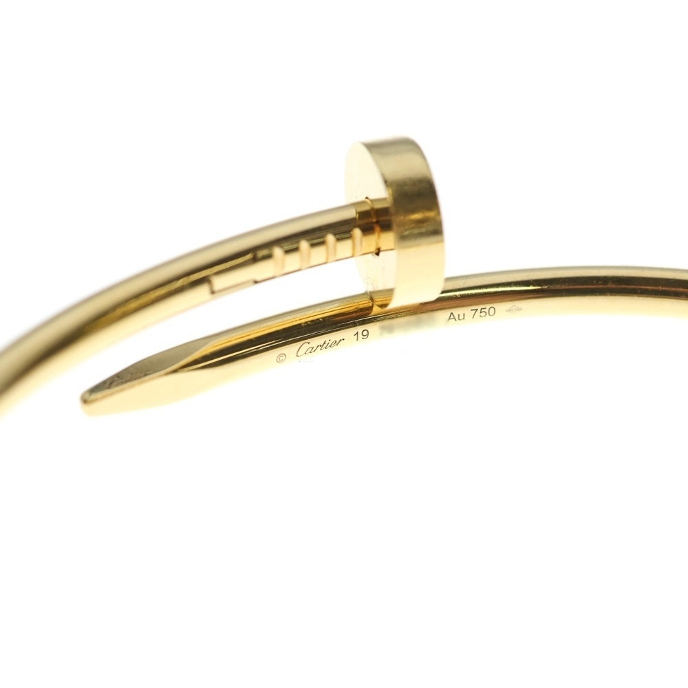 Cartier(カルティエ) ジュストアンクル ブレスレット クラシック バングル Au750 K18 YG イエローゴールド レディース