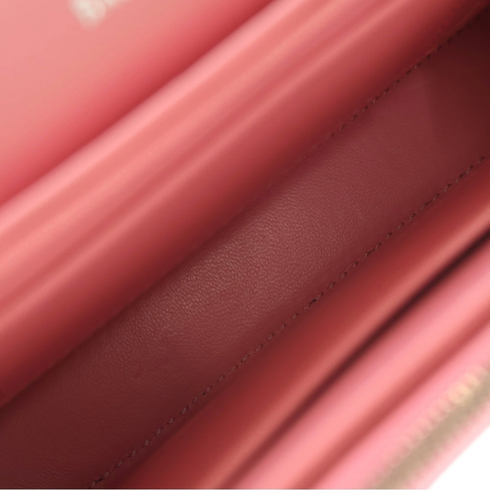 BALENCIAGA(バレンシアガ) Crush Sling Bag クラッシュ チェーンショルダーバッグ クラッチバッグ ピンク 736016 5812 レディース
