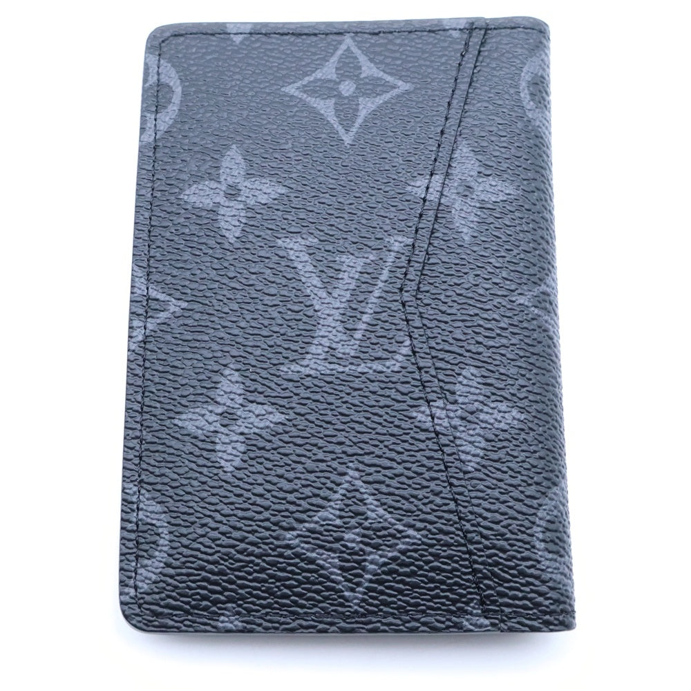LOUIS VUITTON(ルイヴィトン) モノグラムエクリプス オーガナイザー ドゥ ポッシュ ミニ財布 カードケース 名刺入れ 小物入れ ブラック PVC M61696 レディース
