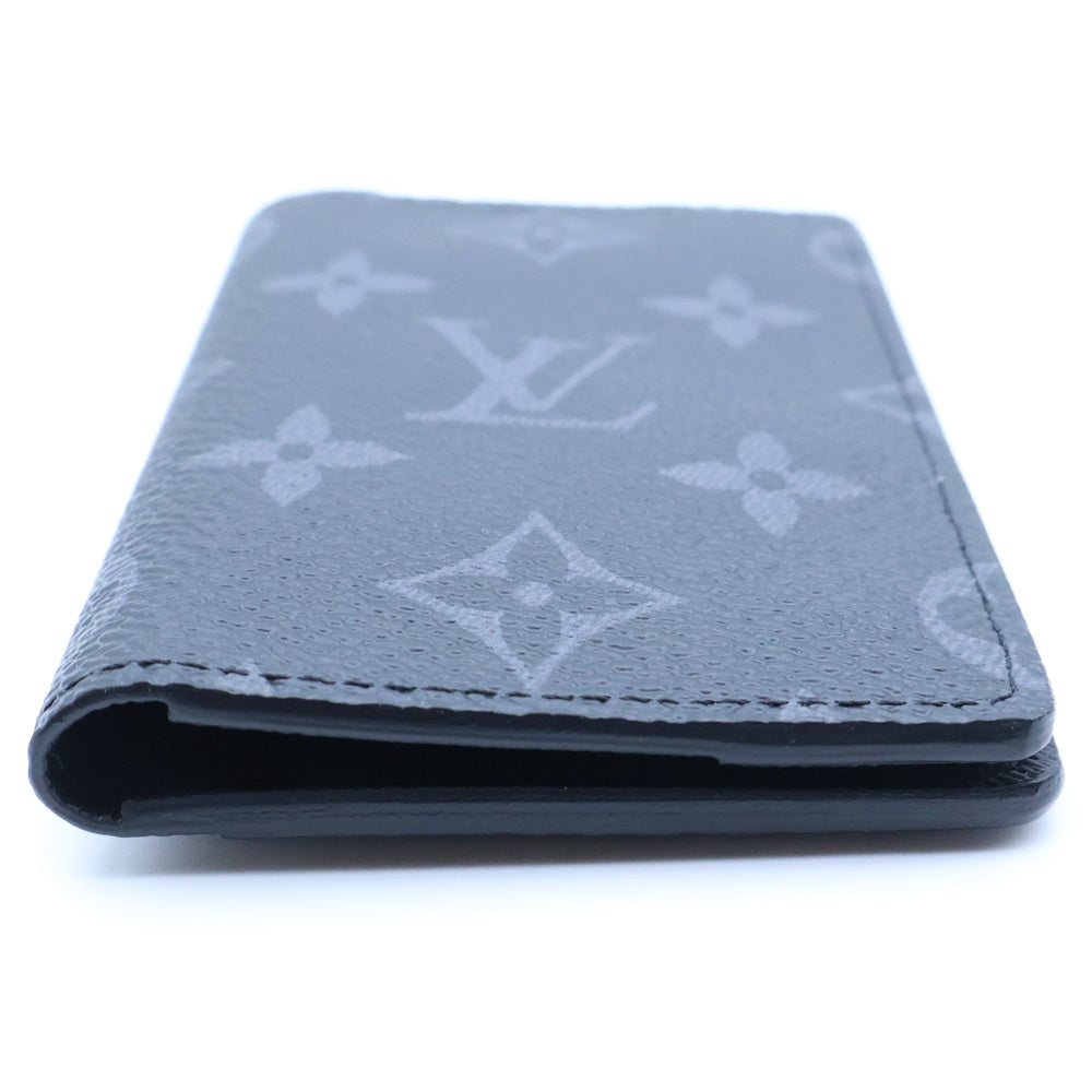 LOUIS VUITTON(ルイヴィトン) モノグラムエクリプス オーガナイザー ドゥ ポッシュ ミニ財布 カードケース 名刺入れ 小物入れ ブラック PVC M61696 レディース