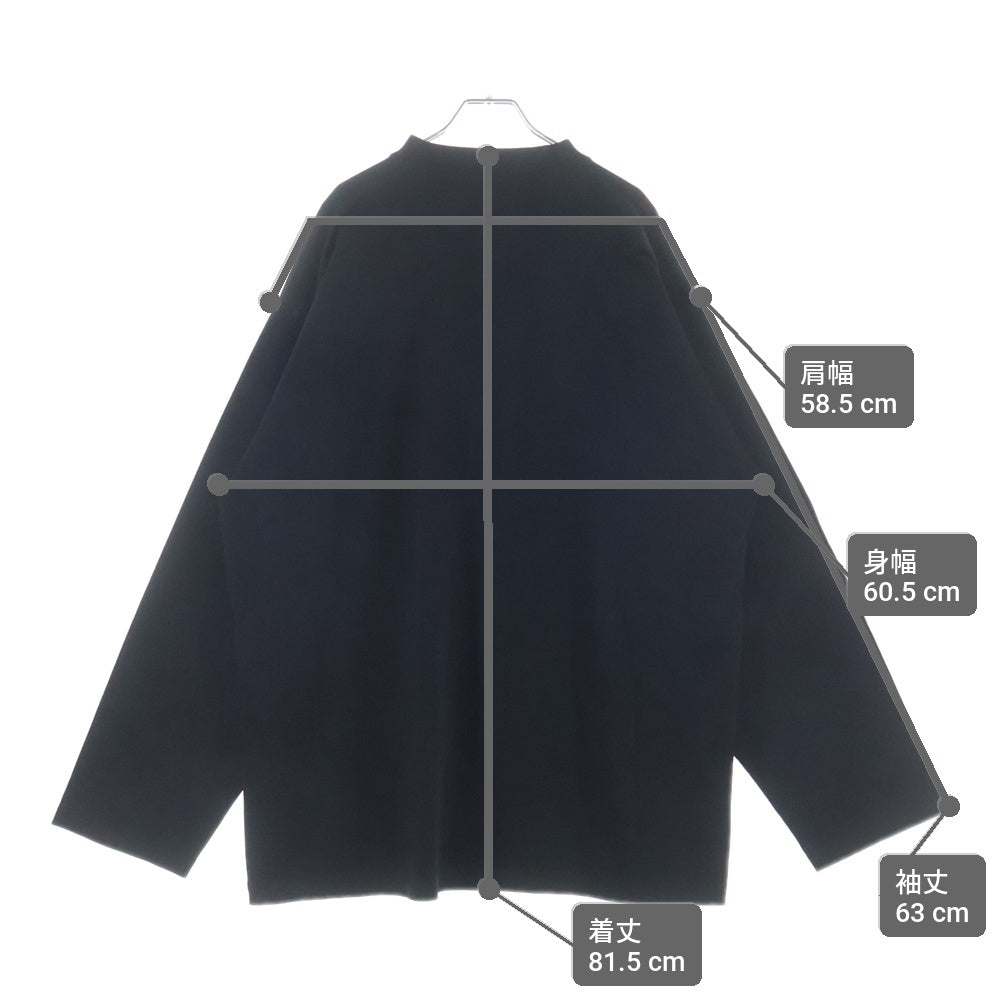 BALENCIAGA(バレンシアガ) 23SS TOKYO Logo L/S Tee フロントプリント オーバーサイズ 長袖Tシャツ ブラック 720250