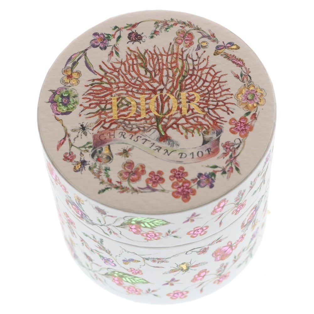 Christian Dior(クリスチャンディオール) ミッツァ ロゴプリント シルク スカーフ ピンクベージュ レディース