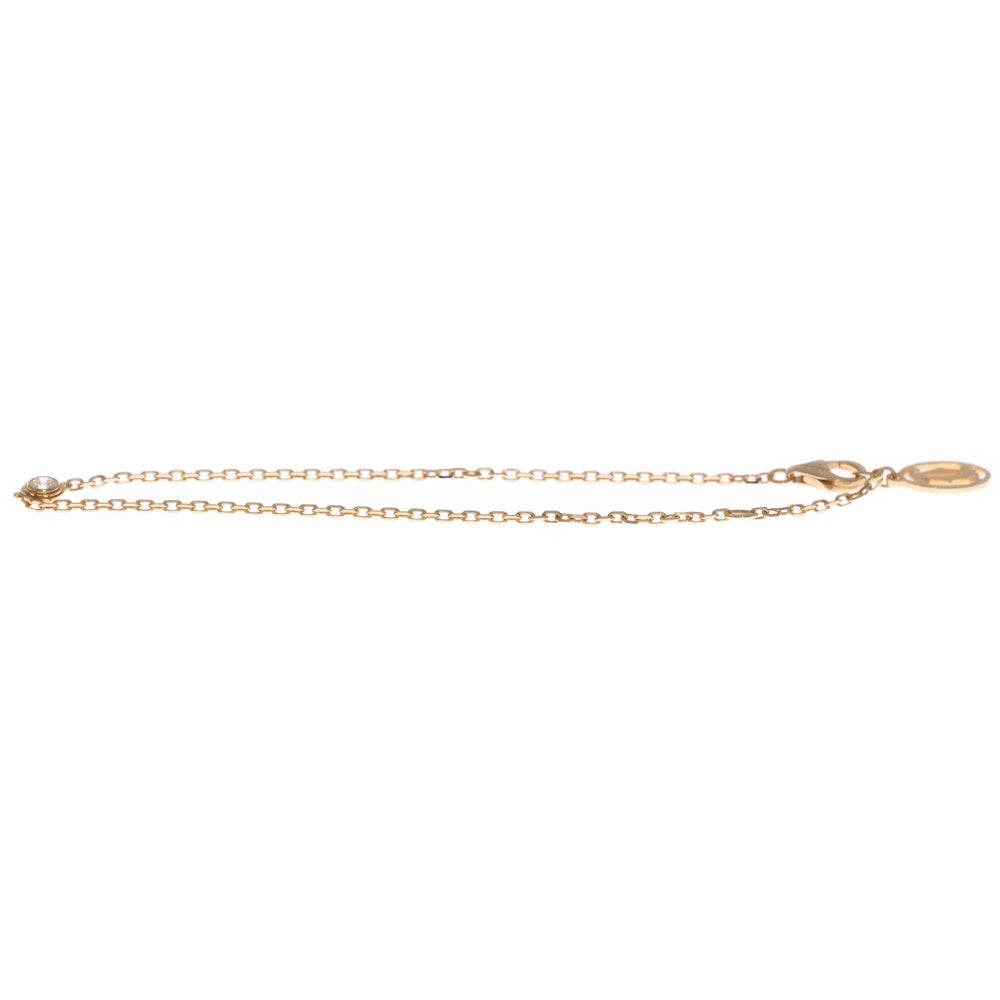 Cartier(カルティエ) ダムールSM 1Pダイヤ チェーン ブレスレット K18YG イエローゴールド レディース