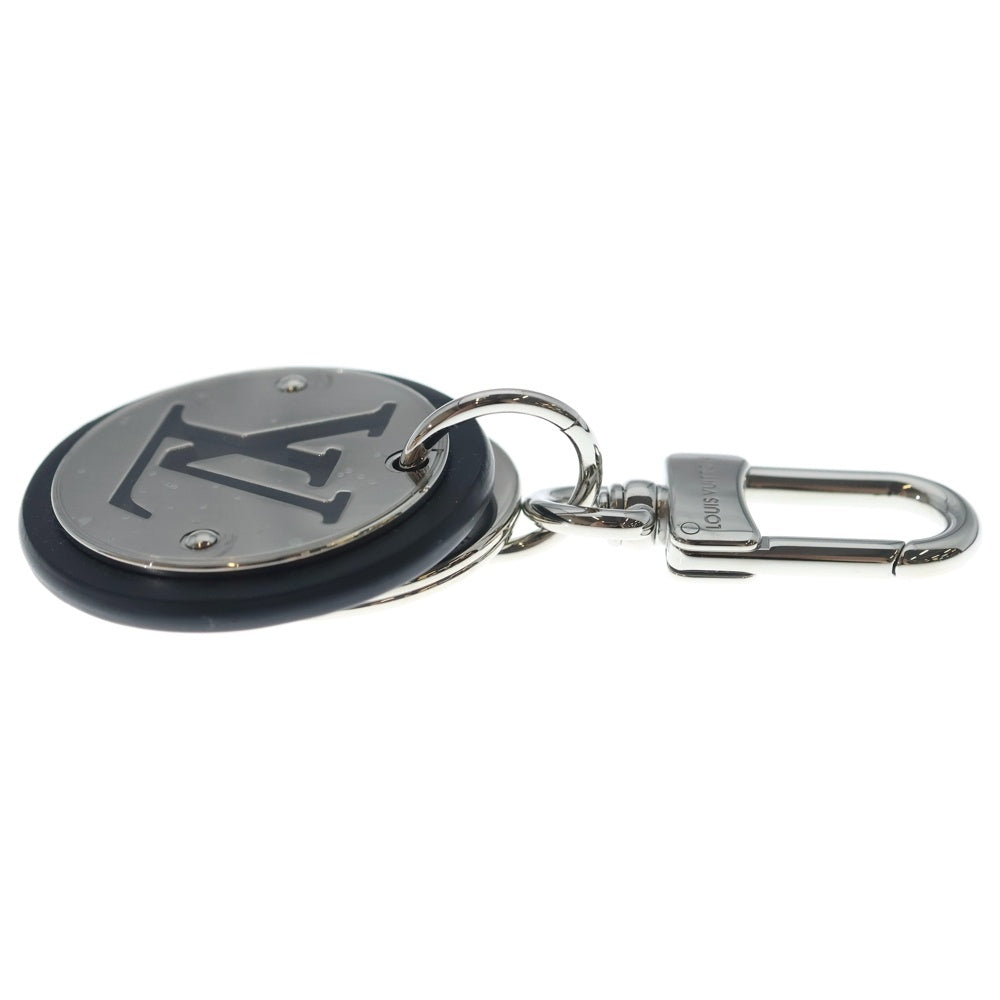 LOUIS VUITTON(ルイヴィトン) LVサークル キーホルダー バッグチャーム キーリング ブラック×シルバー M00741 レディース