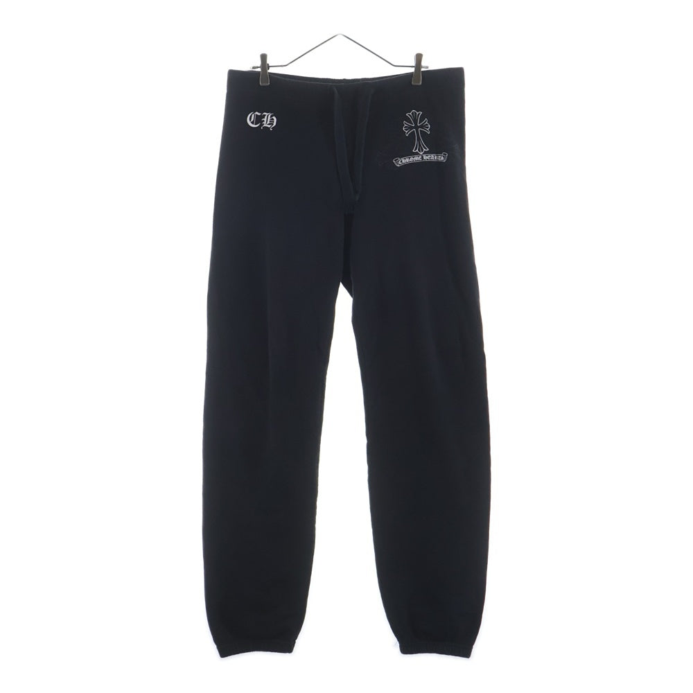 CHROME HEARTS(クロムハーツ) CHクロン クロス ミラージュ プリント スウェット パンツ ブラック