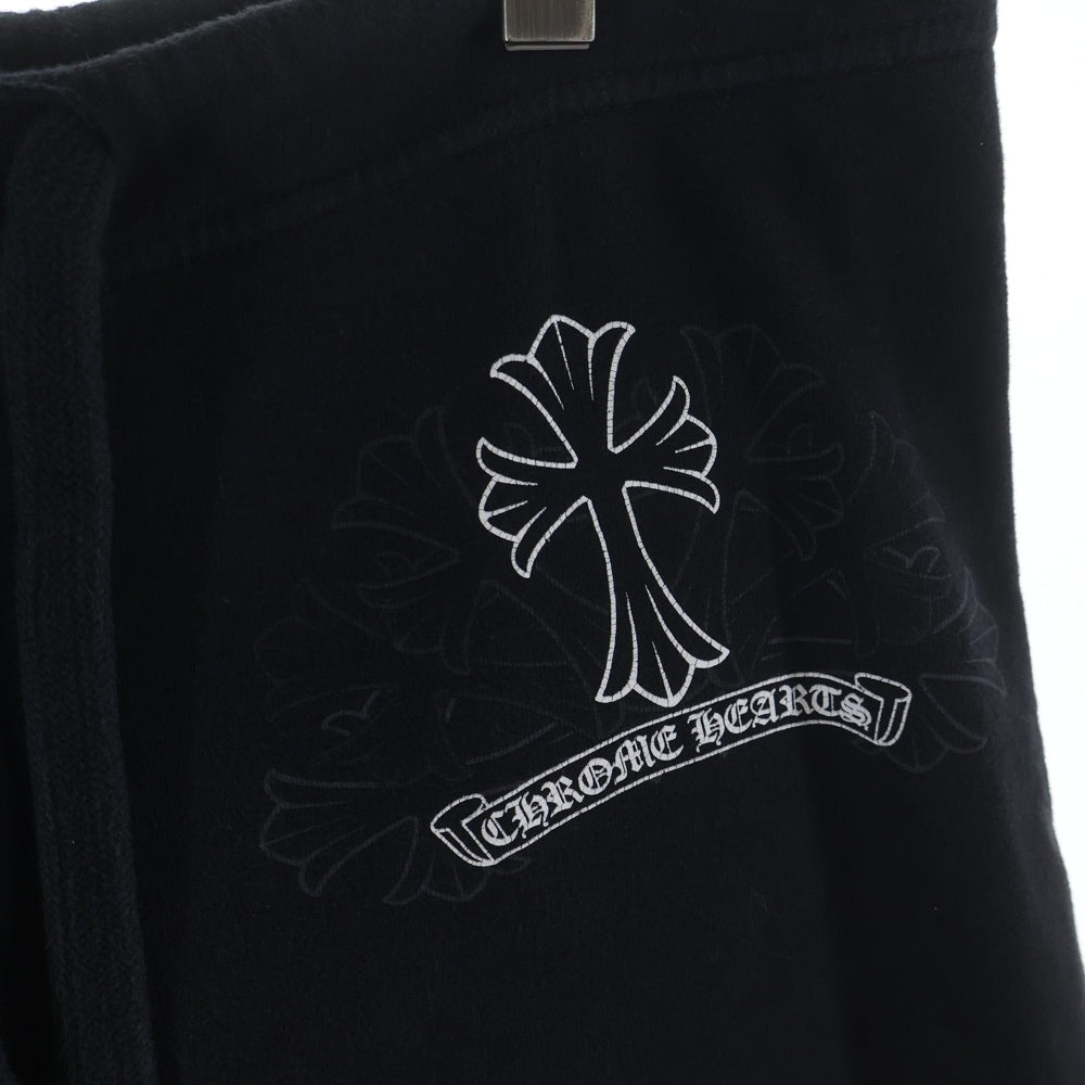 CHROME HEARTS(クロムハーツ) CHクロン クロス ミラージュ プリント スウェット パンツ ブラック