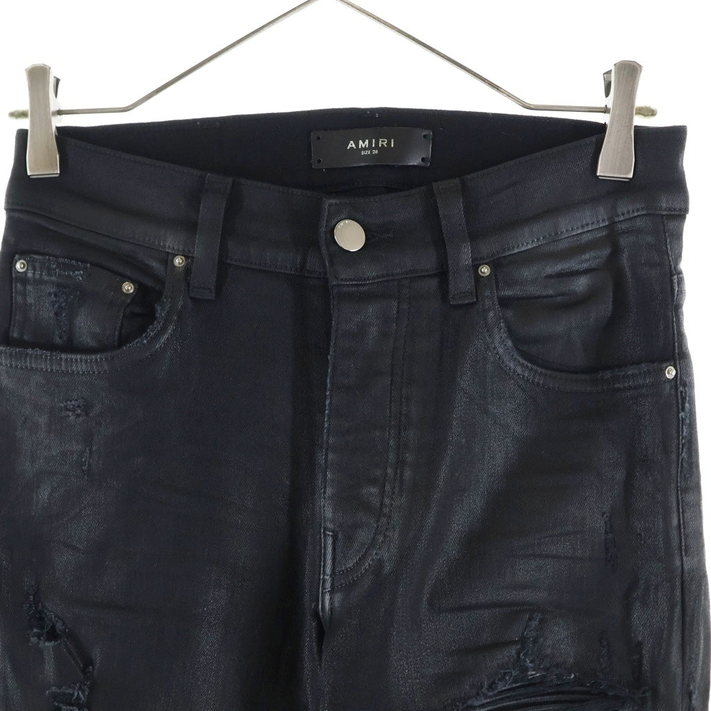 AMIRI(アミリ) Coated MX1 ジーンズ ブラック #28 PF22MDS009