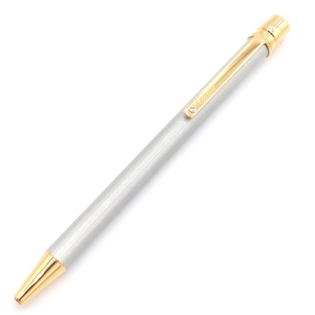 Cartier(カルティエ) サントス ドゥ カルティエ ボールペン スティールカラー グレー/ゴールド ST150192