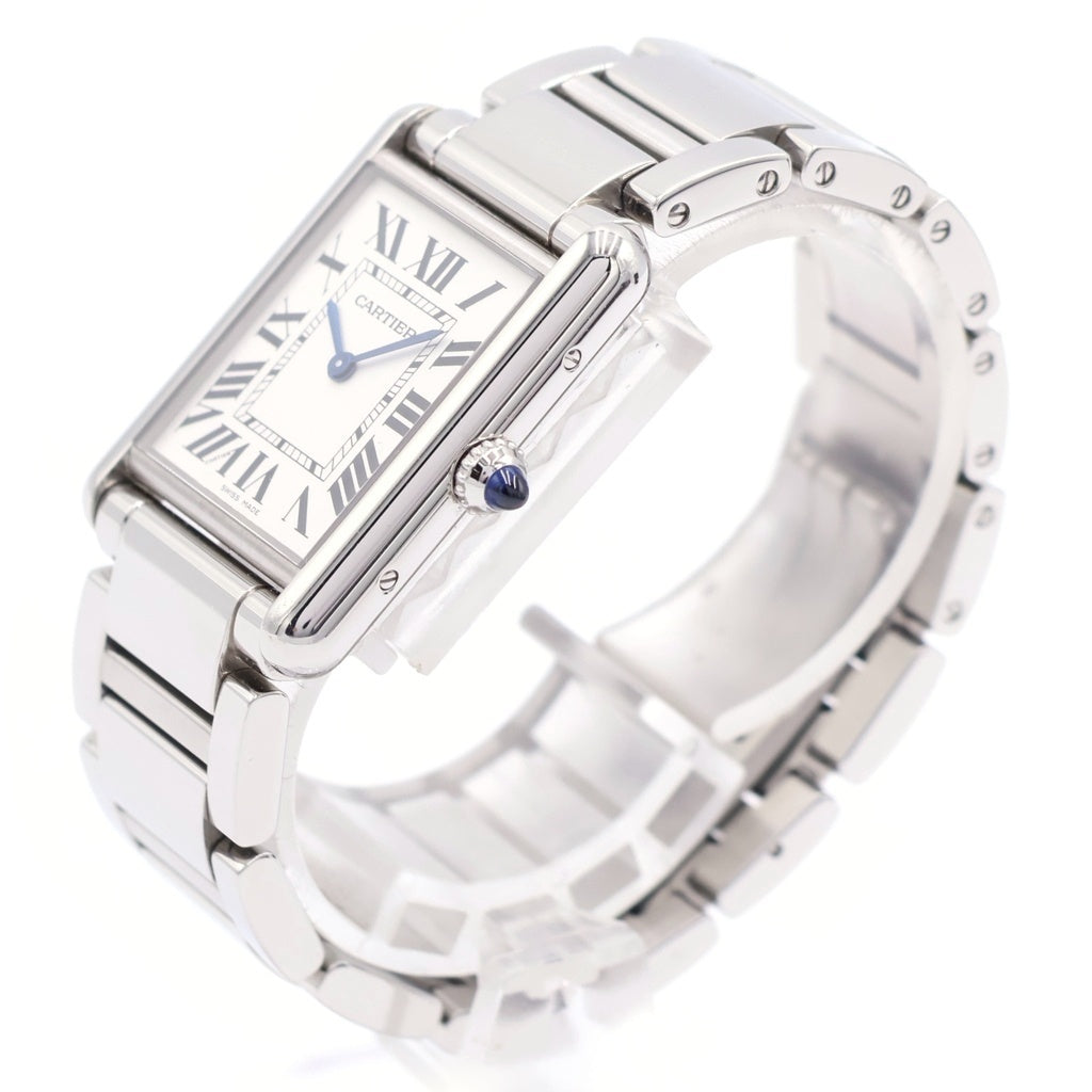 Cartier(カルティエ) タンクマストLM SS/AT ステンレス クォーツ 腕時計 WSTA0052 白文字盤