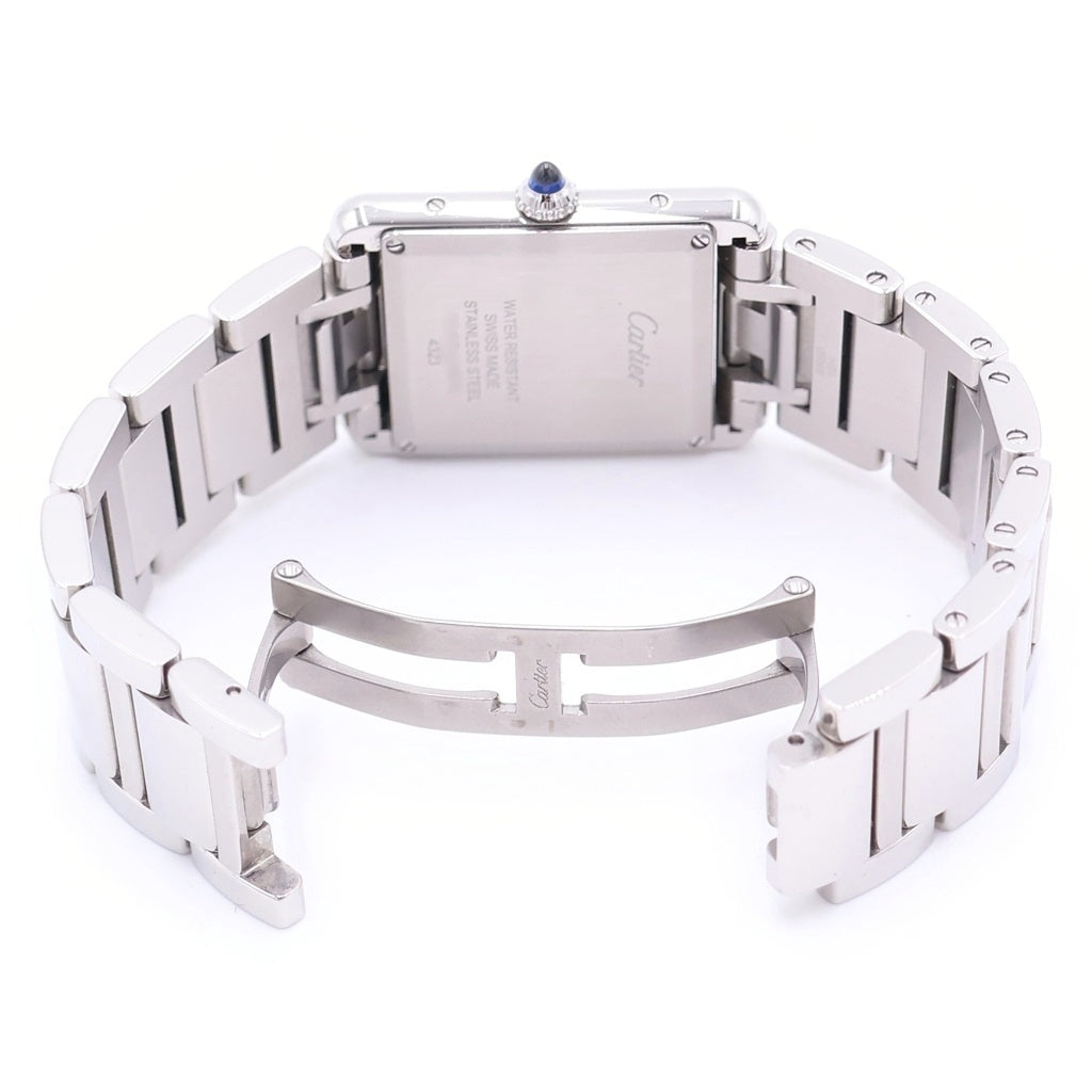 Cartier(カルティエ) タンクマストLM SS/AT ステンレス クォーツ 腕時計 WSTA0052 白文字盤