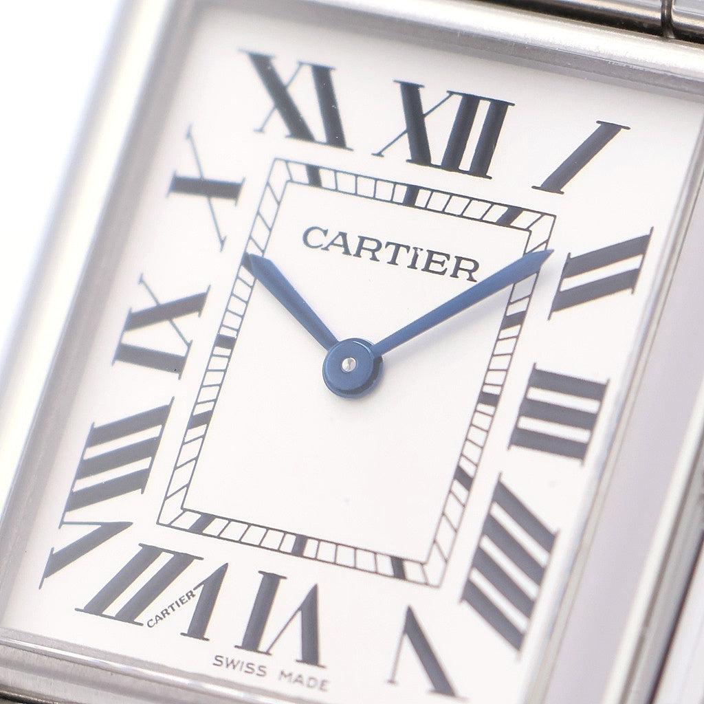 Cartier(カルティエ) タンクマストLM SS/AT ステンレス クォーツ 腕時計 WSTA0052 白文字盤