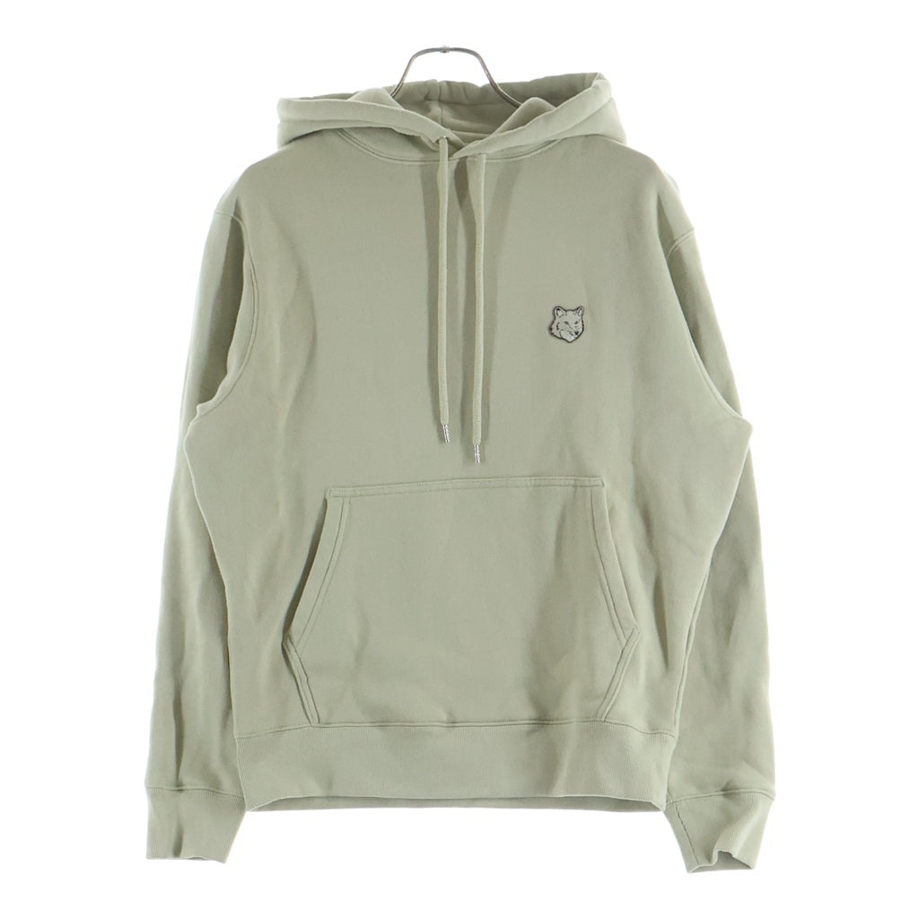 MAISON KITSUNE(メゾンキツネ) ボールドフォックスヘッドパッチコンフォートフーディー パーカー アッシュツリー ライトグリーン #S MM00713KM0307 レディース