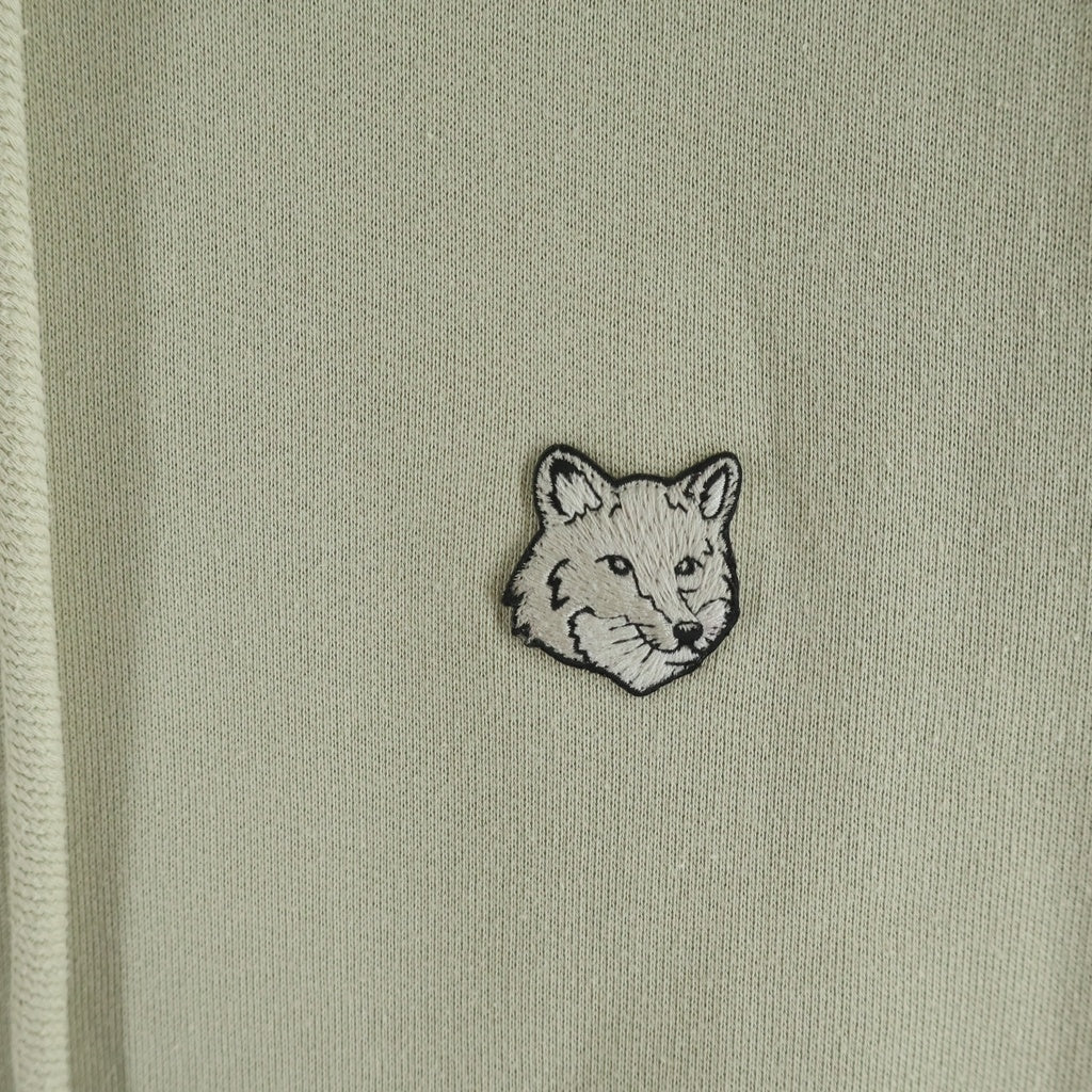 MAISON KITSUNE(メゾンキツネ) ボールドフォックスヘッドパッチコンフォートフーディー パーカー アッシュツリー ライトグリーン #S MM00713KM0307 レディース