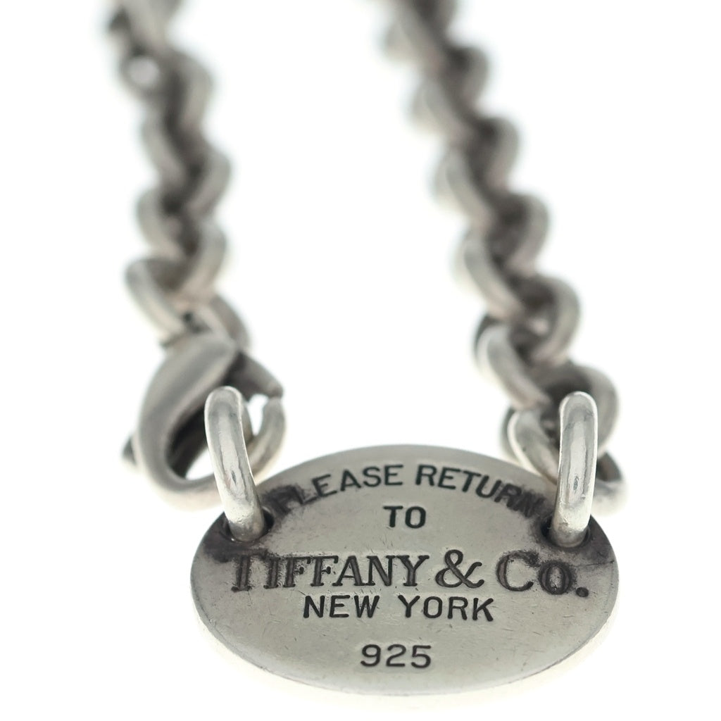 TIFFANY & Co.(ティファニー) リターン トゥ ティファニー オーバルタグ ネックレス Ag925 SV ペンダント レディース