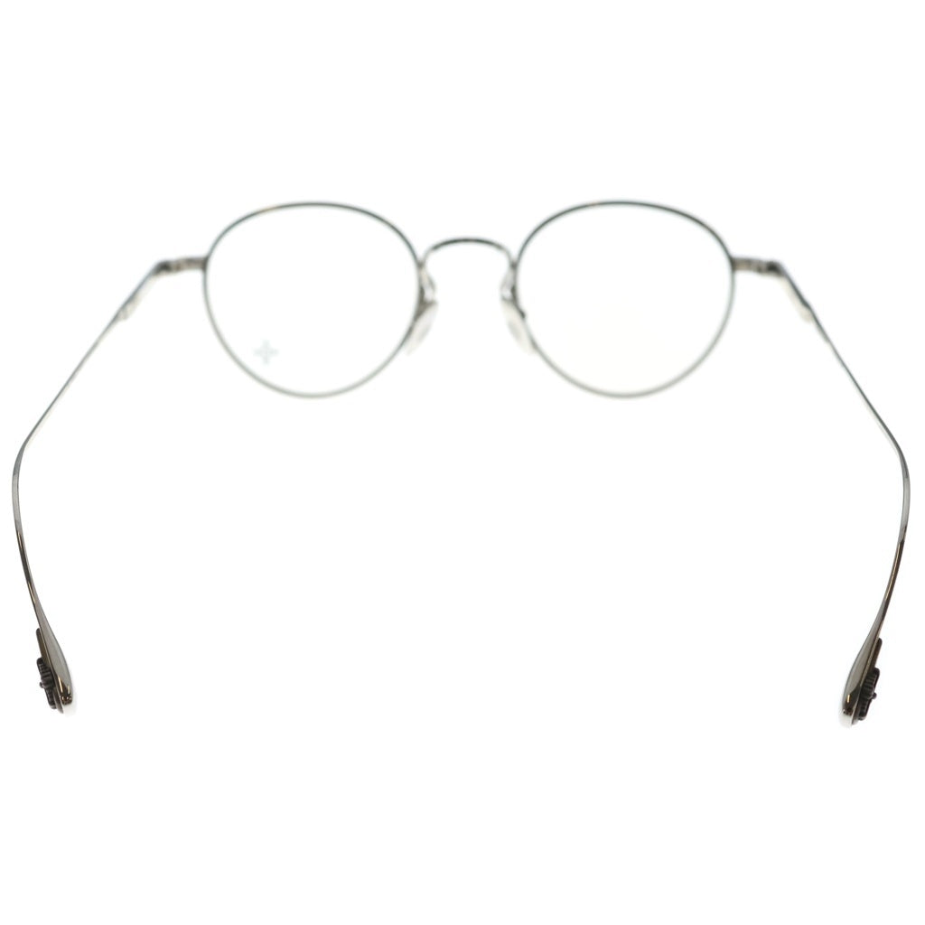 CHROME HEARTS(クロムハーツ) THICK AS ラウンド メタルフレーム サングラス メガネ 眼鏡 アイウェア シルバー