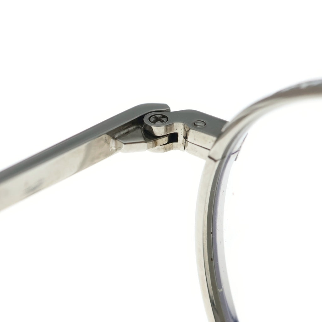 CHROME HEARTS(クロムハーツ) THICK AS ラウンド メタルフレーム サングラス メガネ 眼鏡 アイウェア シルバー