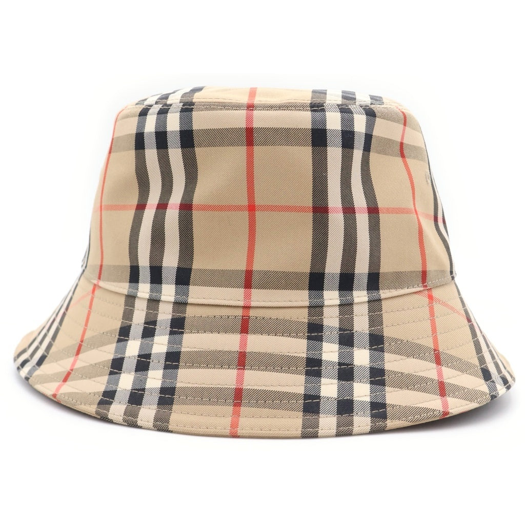 BURBERRY(バーバリー) ヴィンテージ チェック柄 バケットハット ベージュ#L