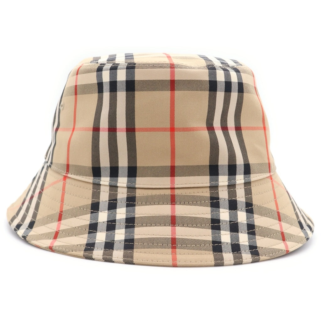 BURBERRY(バーバリー) ヴィンテージ チェック柄 バケットハット ベージュ#L
