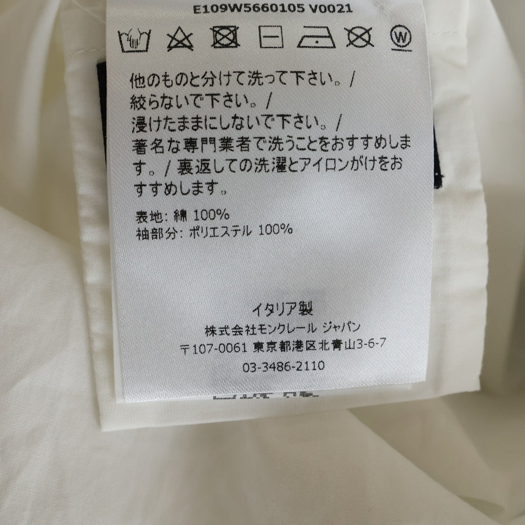 MONCLER(モンクレール) シモーネロシャ パールロゴ シャツワンピース アイボリー #1 G10941D70600 レディース