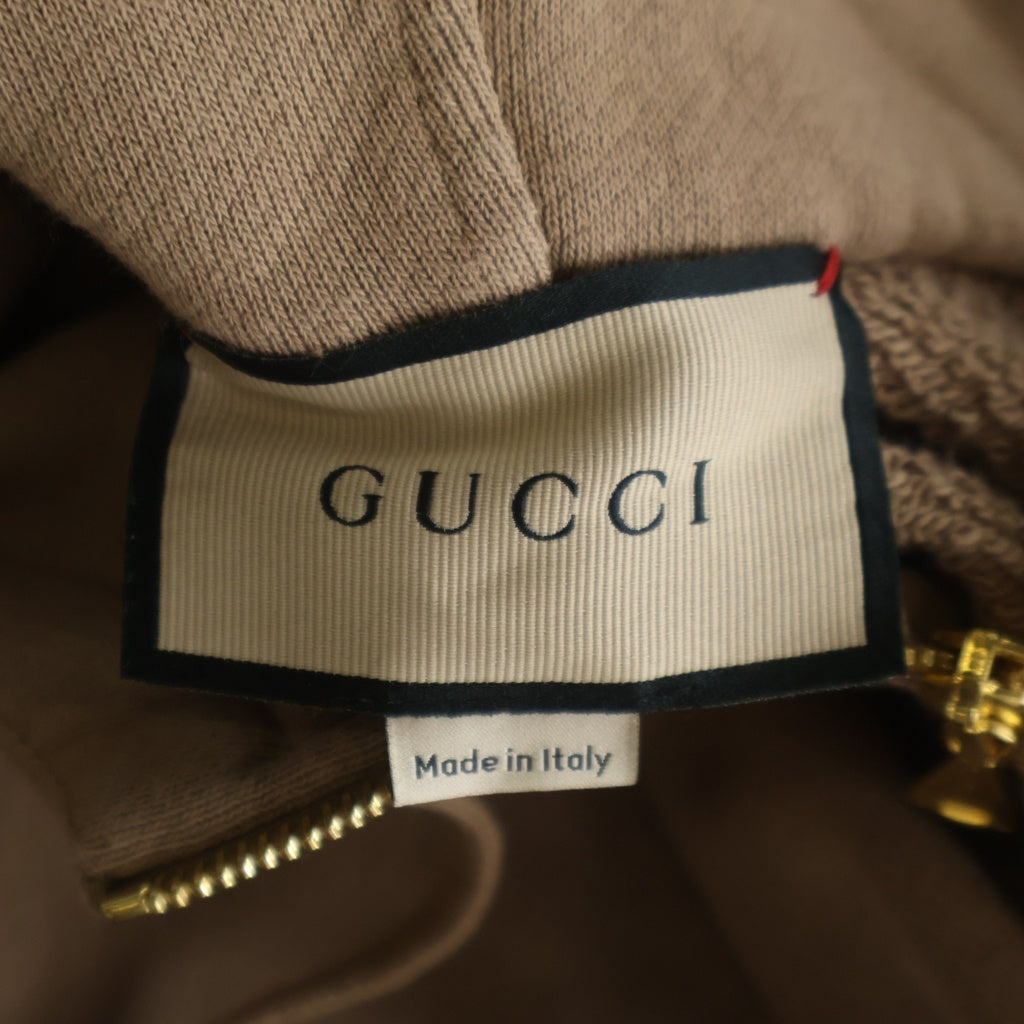 GUCCI(グッチ) シェリー コットン パーカー フーディー ベージュ 644656 #S レディース