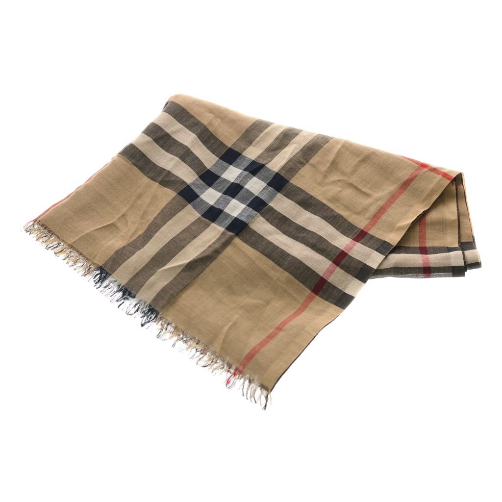 BURBERRY(バーバリー) ノヴァチェック 大判ストール マフラー チェック ブラウン
