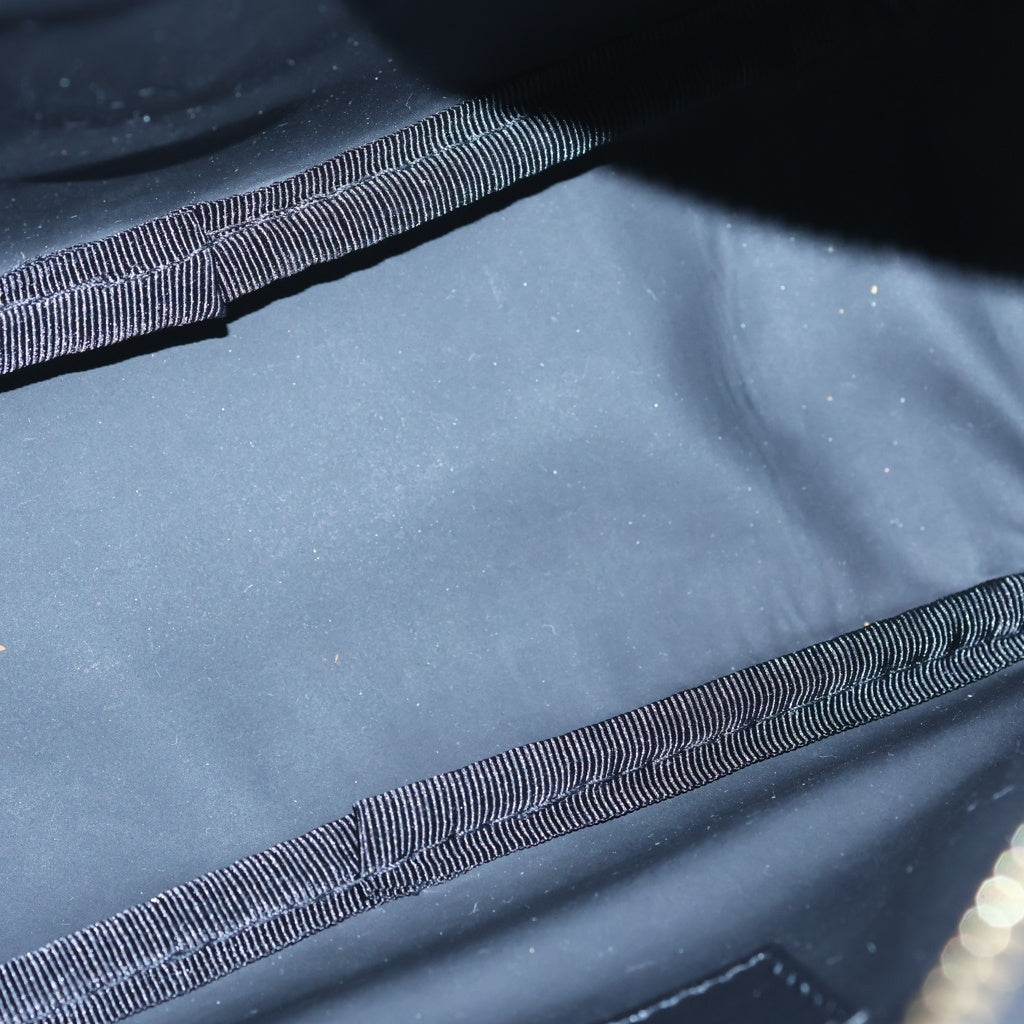SAINT LAURENT PARIS(サンローランパリ) カサンドラ ロゴ クラッチバッグ ポーチ ケース ブラック 型押しクロコ レザー 664555 ゴールド金具 レディース