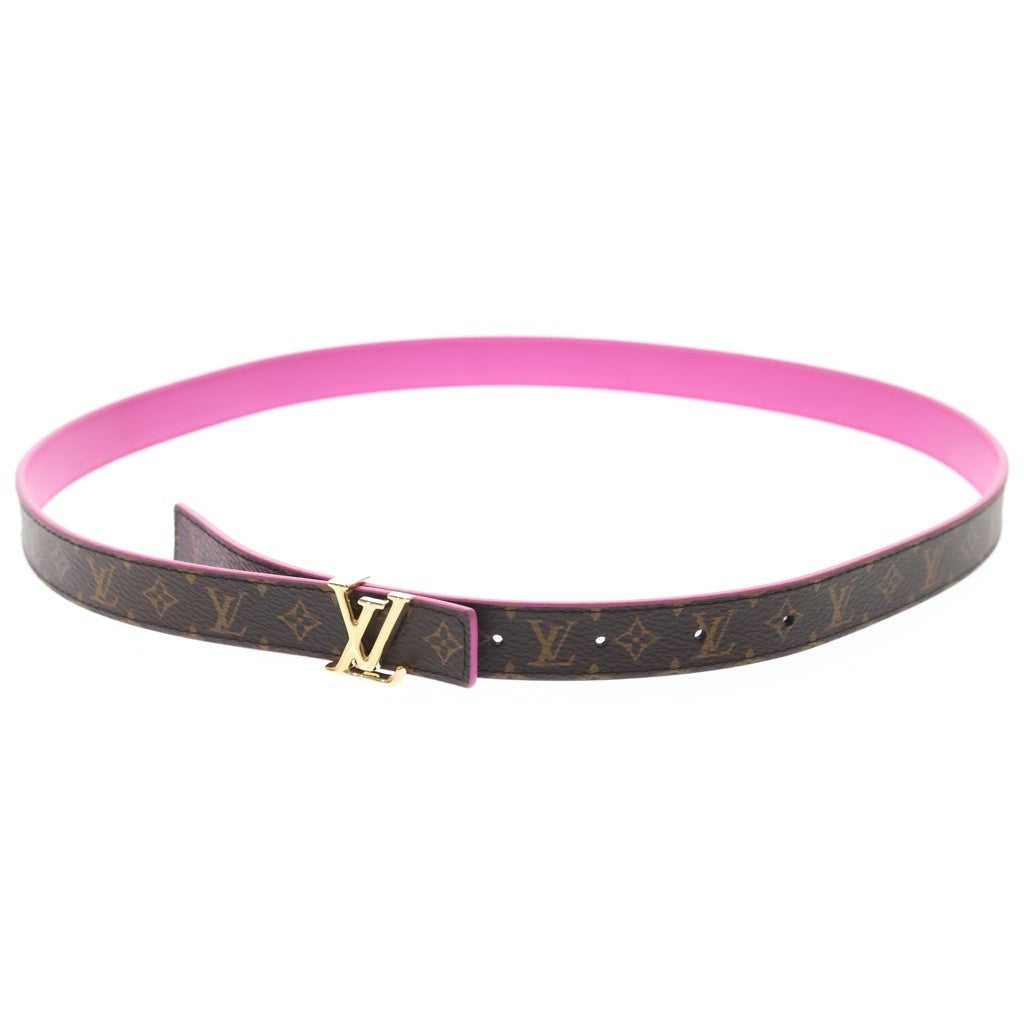 LOUIS VUITTON(ルイヴィトン) モノグラム サンチュール LVアイコニック20MMリバーシブル ベルト ブラウン×ピンク 80/32 M0703 レディース