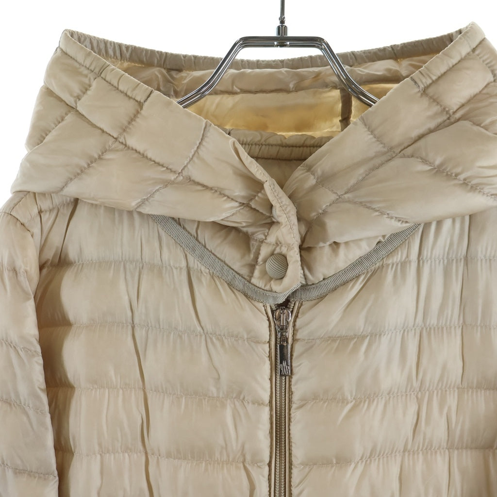 MONCLER(モンクレール) バーベル ジップアップ フーディ ダウンコート ベージュ 3 510934931299 レディース
