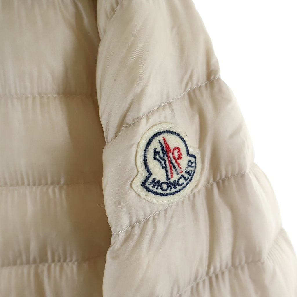 MONCLER(モンクレール) バーベル ジップアップ フーディ ダウンコート ベージュ 3 510934931299 レディース