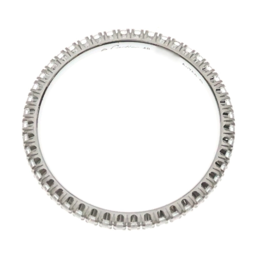 Cartier(カルティエ) エタンセル フルエタニティ ダイヤリング 指輪 Au750 ホワイトゴールド APS971 レディース