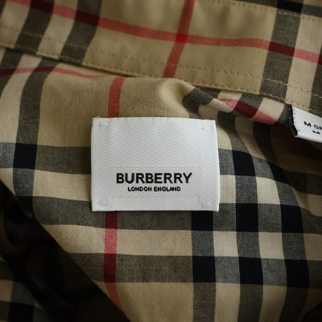 BURBERRY(バーバリー) ノバチェックシャツ ベージュ #M 8017567